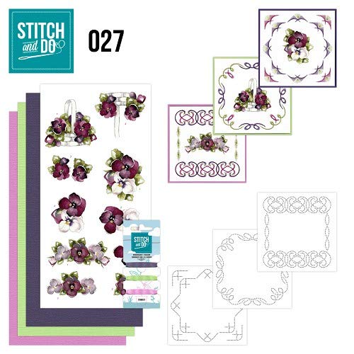 Stitch and Do 27 Blumen, 3 Stück von Dotty Design