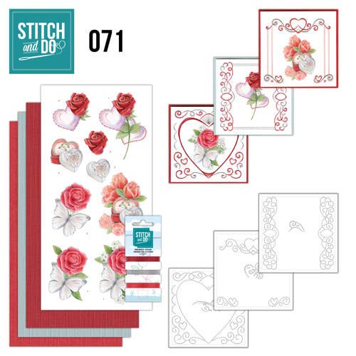 Stitch and Do Hochzeit, 3 Stück von Dotty Design