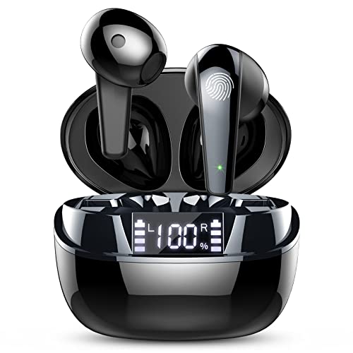 Wireless Earbuds Bluetooth 5.3 Ohrhörer mit HiFi Stereo Kopfhörer Kabellos, 47H Ohrhörer mit 4 ENC Noise Cancelling Mikrofone, Dual LED Display in Ear Kopfhörer IP7 Wasserdicht USB-C für Arbeit Wireless Earbuds Bluetooth 5.3 Ohrhörer mit HiFi Stereo Kopfhörer Kabellos, 47H Ohrhörer mit 4 ENC Noise Cancelling Mikrofone, Dual LED Display in Ear Kopfhörer IP7 Wasserdicht USB-C für Arbeit von Doubc