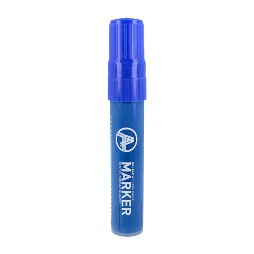 Double A Marker 20mm Filz Extra Breit 30ml Paint Permanent hochdeckend Filzstift Nachfüllbar ULTRA OPAQUE (BLUE) von Double A Spraypaint