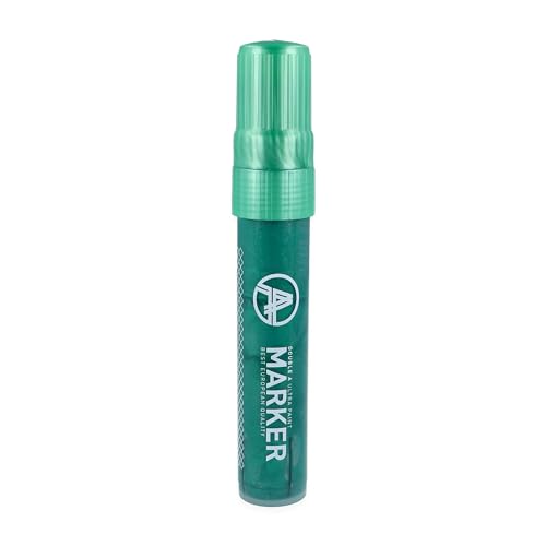 Double A Marker 20mm Filz Extra Breit 30ml Paint Permanent hochdeckend Filzstift Nachfüllbar ULTRA OPAQUE (CHROMEGREEN) von Double A Spraypaint