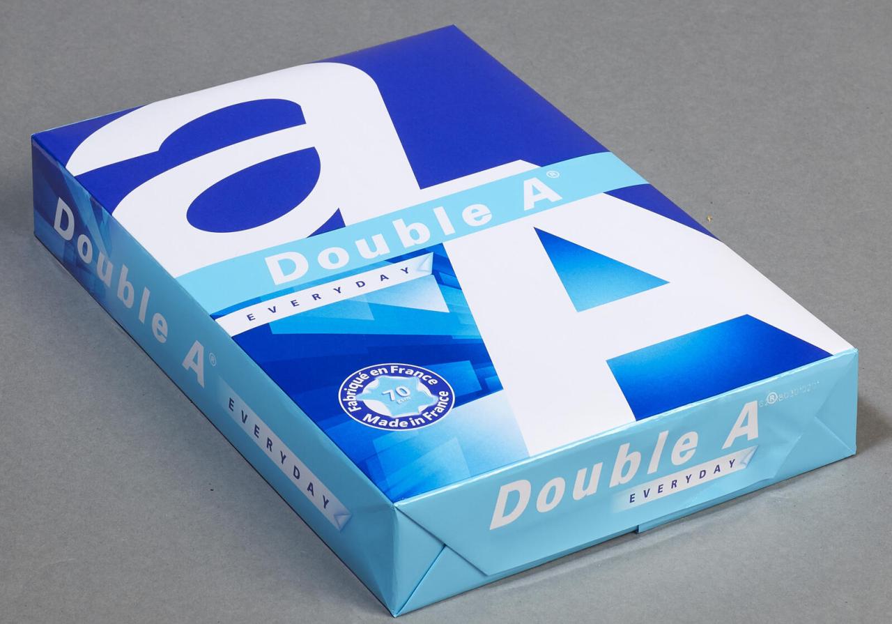 Double A Kopierpapier DIN A4 70 g/m² Double A Kopierpapier DIN A4 70 g/m² von Double A