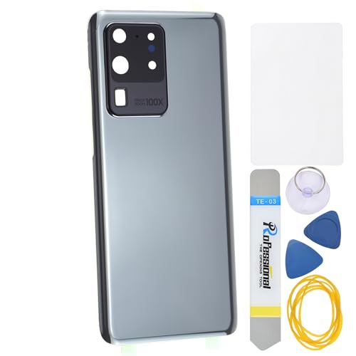 Double Sure Cosmic Grey Acrylglas Rückseite Reparaturteil für Samsung Galaxy S20 Ultra S20 Ultra 5G mit rückseitigem Kamerarahmen, Glaslinse, vorgeschnittener Kleber und Werkzeugsets Double Sure Cosmic Grey Acrylglas Rückseite Reparaturteil für Samsung Galaxy S20 Ultra S20 Ultra 5G mit rückseitigem Kamerarahmen, Glaslinse, vorgeschnittener Kleber und Werkzeugsets von Double Sure