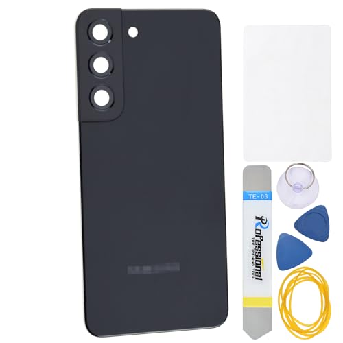 Double Sure Ersatz-Rückseite aus Acrylglas für Samsung Galaxy S22 5G SM-S901B, mit Rahmen der Rückkamera und Glaslinse, vorgeschnittener Kleber und Werkzeugset, Schwarz Double Sure Ersatz-Rückseite aus Acrylglas für Samsung Galaxy S22 5G SM-S901B, mit Rahmen der Rückkamera und Glaslinse, vorgeschnittener Kleber und Werkzeugset, Schwarz von Double Sure