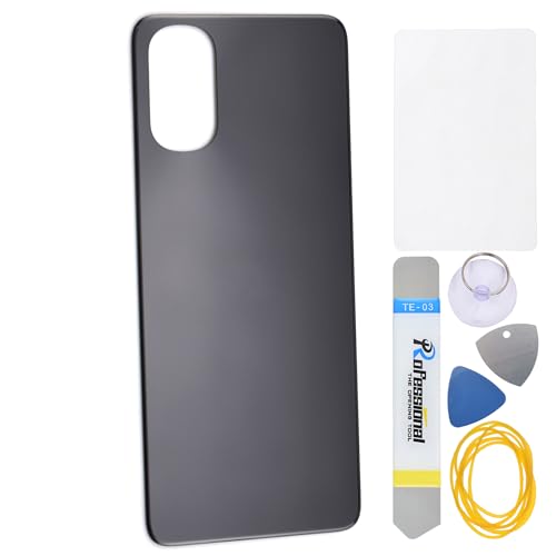 Double Sure Ersatzabdeckung für Motorola Moto G22, mit vorinstalliertem Klebstoff, Schwarz (Cosmic Black) von Double Sure
