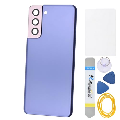 Double Sure Phantom Violet Kunststoff-Reparaturteil für Samsung Galaxy S21 S21 5G mit Rückkamera-Rahmen Glaslinse, vorgeschnittener Kleber und Werkzeug-Sets Double Sure Phantom Violet Kunststoff-Reparaturteil für Samsung Galaxy S21 S21 5G mit Rückkamera-Rahmen Glaslinse, vorgeschnittener Kleber und Werkzeug-Sets von Double Sure