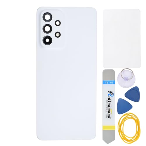 Double Sure Reparaturteil für Samsung Galaxy A33 5G SM-A336B mit Rückkamera-Rahmen, Glaslinse, vorgeschnittener Kleber und Werkzeug-Kits, Weiß Double Sure Reparaturteil für Samsung Galaxy A33 5G SM-A336B mit Rückkamera-Rahmen, Glaslinse, vorgeschnittener Kleber und Werkzeug-Kits, Weiß von Double Sure