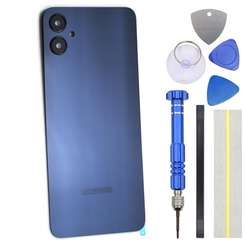 Double Sure Schwarze Rückwandabdeckung für Samsung Galaxy A05, mit vorgeschnittenem selbstklebendem Kamerarahmen und Glasabdeckung und Montagewerkzeug-Set Double Sure Schwarze Rückwandabdeckung für Samsung Galaxy A05, mit vorgeschnittenem selbstklebendem Kamerarahmen und Glasabdeckung und Montagewerkzeug-Set von Double Sure
