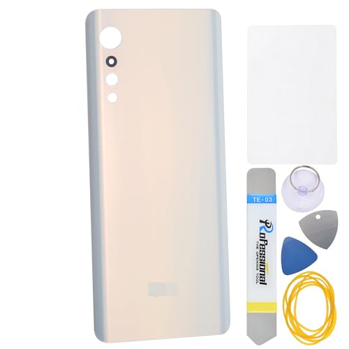 Double Sure Weiße Glasrückabdeckung, Ersatz für LG Velvet Velvet 5G Velvet 5G UW, vorgeschnittener Kleber und Werkzeugset Double Sure Weiße Glasrückabdeckung, Ersatz für LG Velvet Velvet 5G Velvet 5G UW, vorgeschnittener Kleber und Werkzeugset von Double Sure