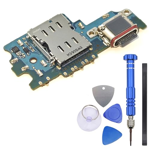 Ladeanschluss Montage Reparaturteil für Samsung Galaxy S21 FE 5G SM-G990B von Double Sure