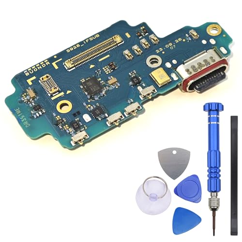 Ladeanschluss Montage Reparaturteil für Samsung Galaxy S24 Ultra SM-S928B von Double Sure