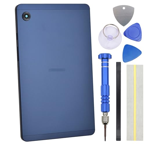 Rückabdeckung mit Lautstärkeregler für hintere Kameralinse, Power-Taste, Ersatz für Samsung Galaxy Tab A9 SM-X110, Marineblau Rückabdeckung mit Lautstärkeregler für hintere Kameralinse, Power-Taste, Ersatz für Samsung Galaxy Tab A9 SM-X110, Marineblau von Double Sure