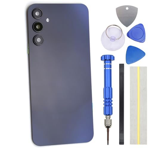 Schwarze Rückwandabdeckung für Samsung Galaxy A15 mit vorgeschnittenem selbstklebendem Rahmen der Rückkamera und Glasabdeckung und Montagewerkzeug-Set Schwarze Rückwandabdeckung für Samsung Galaxy A15 mit vorgeschnittenem selbstklebendem Rahmen der Rückkamera und Glasabdeckung und Montagewerkzeug-Set von Double Sure