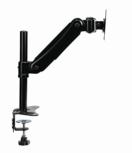 DoubleSight Single Monitor Gas Spring Flex Arm Fully Adjustable Height Tilt Pivot VESA 75mm/100mm up 27" Monitor von DoubleSight Displays