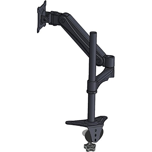 DoubleSight Single Monitor Gasfeder Flex Arm stufenlos höhenverstellbar neigbar schwenkbar VESA 75mm/100mm bis 68,6cm Monitor von DoubleSight Displays