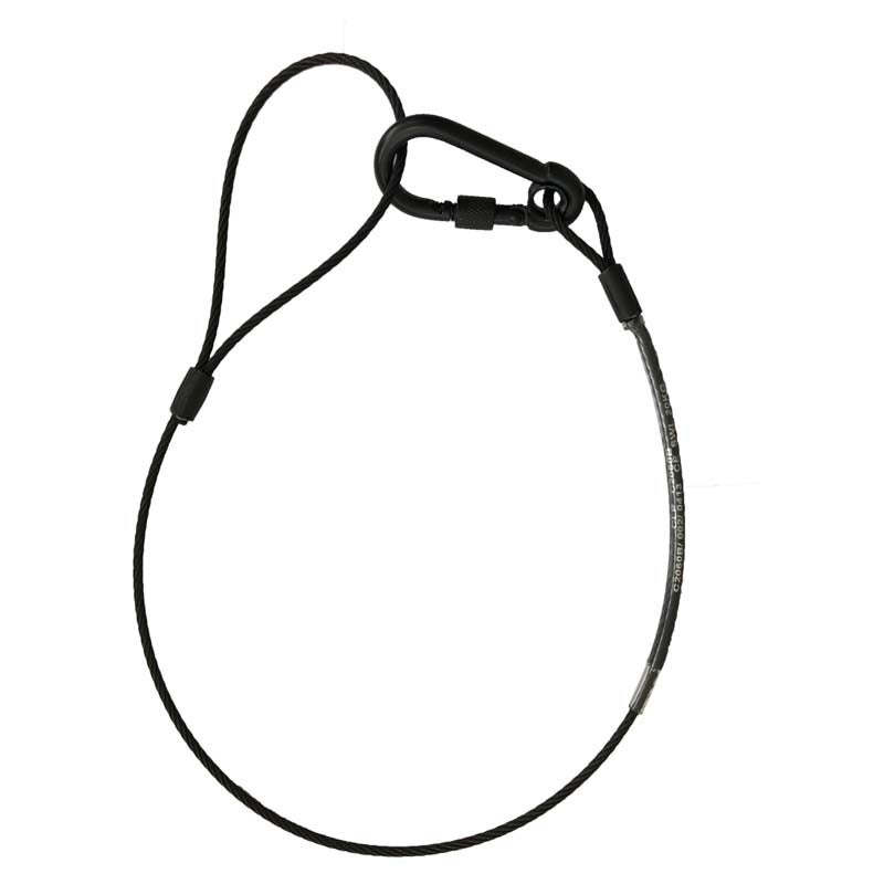 Doughty B2060B Safety Cable, 60cm, 20kg (Black) von Doughty