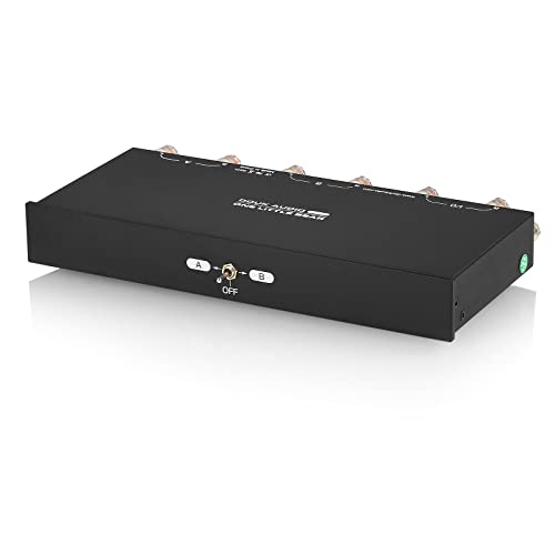 2-Zonen-Verstärker/Lautsprecher-Auswahlbox Passiver Audio-Umschalter für Heim-Stereoanlagen (SP102) von Douk Audio