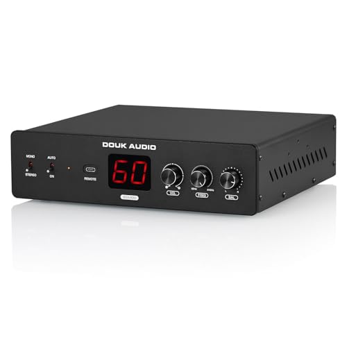 Douk Audio BSA-600 230W Stereo/Mono Brücken Bass Shaker Verstärker, Subwoofer Power Amplifier für Transducer von Douk Audio