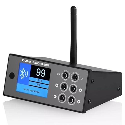 Douk Audio Mini HiFi Stereo Bluetooth 5.1 Empfänger DAC Heim Audio Musikspieler FM-Radio (B1FM) von Douk Audio