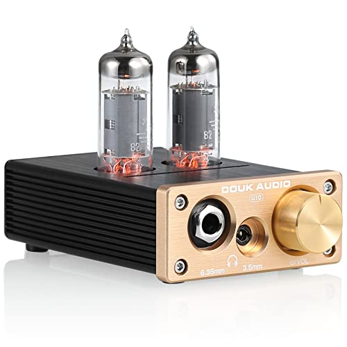 Douk Audio U10 Mini Röhren Kopfhörerverstärker HiFi Tube Headphone Amplifier Stereo Vorverstärker für Heimlautsprecher von Douk Audio