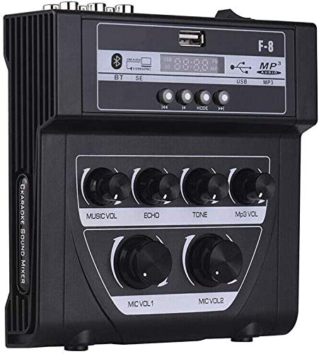 Mini Karaoke Mixer Mikrofon Stereo Audio Echo Mixer Home/Outdoor Sound Console Mischer von Douk Audio