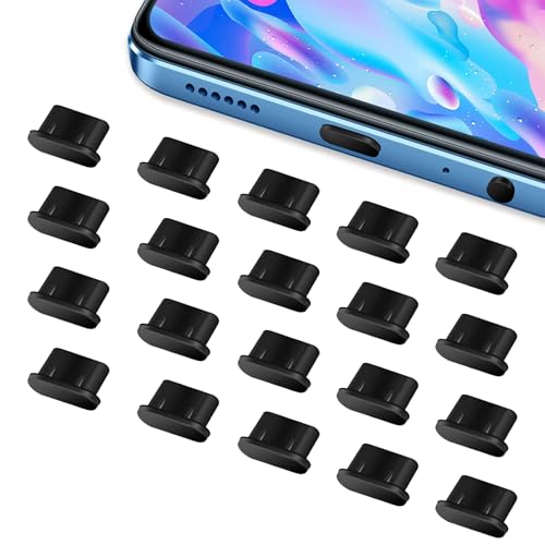 20 stück silikon Abdeckung USB, Für Typ C Port Staub Stecker, USB C Silikon Staubschutzkappen, Anti Staub Ladeanschluss Stecker Staubschutz Kompatibel Mit Laptop Smartphones Für Smartphone Typ-C. 20 stück silikon Abdeckung USB, Für Typ C Port Staub Stecker, USB C Silikon Staubschutzkappen, Anti Staub Ladeanschluss Stecker Staubschutz Kompatibel Mit Laptop Smartphones Für Smartphone Typ-C. von Doukesh
