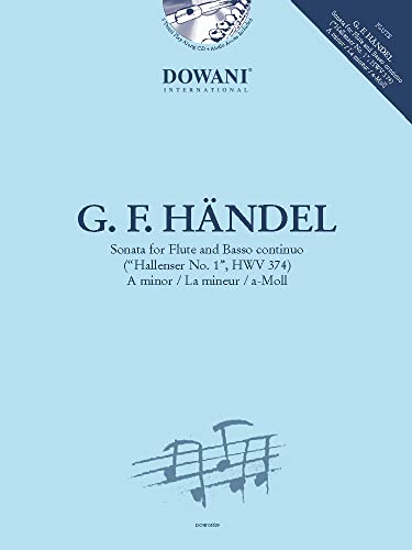 Georg Friedrich Händel-Sonata for Flute and Basso continuo-Flöte und Klavier-BOOK+PART+CD+CODE von Dowani