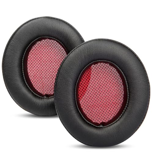 Teufel Real Blue Ohrpolster Ersatz kompatibel mit Teufel Real Blue NC/REAL Blue/REAL Pure (2020) Stereo Kopfhörer Ohrpolster mit Hautfreundlichem Leder und Memory-Schaum von DowiTech