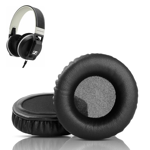 DowiTech Professionelle Ohrpolster Kissen Ersatz Kompatibel mit Sennheiser Urbanite XL Kopfhörer Ohrpolster Bezug mit Hautfreundlichem Weichem Proteinleder und Memory-Schaum von DowiTech