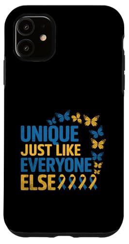 Einzigartig wie jeder andere Monat des Down Syndrome Awareness Month Hülle für iPhone 11 von Down Syndrome Awareness Support Trisomy 21 GIFT