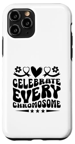 Feiern Sie jeden Monat des Chromosom-Down-Syndroms Hülle für iPhone 11 Pro von Down Syndrome Awareness Support Trisomy 21 GIFT