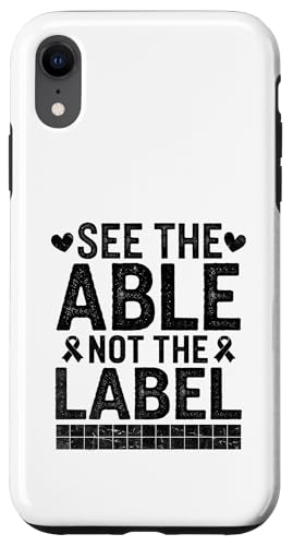 Siehe den Monat des Able Not The Label Down Syndrome Awareness Month Hülle für iPhone XR Siehe den Monat des Able Not The Label Down Syndrome Awareness Month Hülle für iPhone XR von Down Syndrome Awareness Support Trisomy 21 GIFT