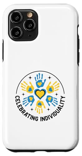 Wir feiern den Monat der Sensibilisierung für das Down-Syndrom im Hülle für iPhone 11 Pro von Down Syndrome Awareness Support Trisomy 21 GIFT