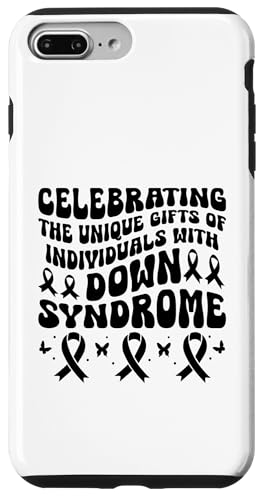 Wir feiern die einzigartigen Gaben von Menschen mit Down-Syndrom Hülle für iPhone 7 Plus/8 Plus von Down Syndrome Awareness Support Trisomy 21 GIFT