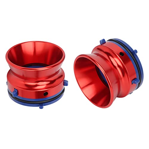 Dpofirs 1 Paar Nab-Hub-Adapter, 10-Zoll-Öffner, Universelles Ladegerät für StuderReVox für Akai für Teac, Reel-to-Reel-Kassettenrekorder, Nab-Reel-Hub-Adapter (Rot) von Dpofirs