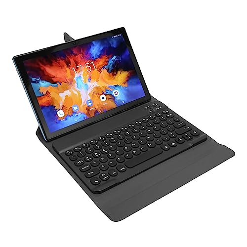 10,1-Zoll-Tablet Android 11-Tablet, Octa-Core-Tablet-PC mit BT-Tastatur, 12 GB RAM, 256 GB ROM, 512 GB Erweiterbar, 4G-LTE-Tablet mit BT-Tastatur für Geschäftsstudenten, Geschenke (Blau) von Dpofirs