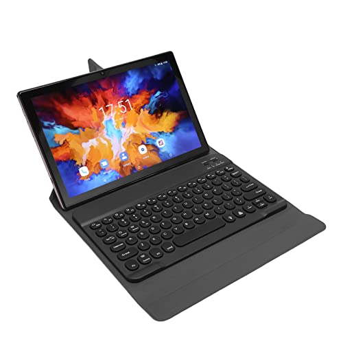 10,1-Zoll-Tablet Android 11-Tablet, Octa-Core-Tablet-PC mit BT-Tastatur, 12 GB RAM, 256 GB ROM, 512 GB Erweiterbar, 4G-LTE-Tablet mit BT-Tastatur für Geschäftsstudenten, Geschenke (Lila) von Dpofirs