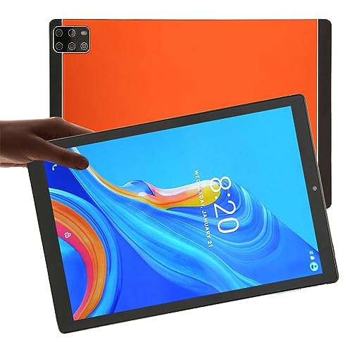 10,1 Zoll Tablet Deca Core Prozessor mit 10,1 Zoll IPS Display, Augenschützenden Vollbildschirm Duales Anti Blau Lampen Design, Vorne 2 MP Hinten 5 MP mit 8800 mAh Akku von Dpofirs