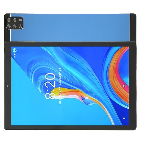 10,1 Zoll Tablet Deca Core Prozessor mit 10,1 Zoll IPS Display, Augenschützenden Vollbildschirm Duales Anti Blau Lampen Design, Vorne 2 MP Hinten 5 MP mit 8800 mAh Akku von Dpofirs