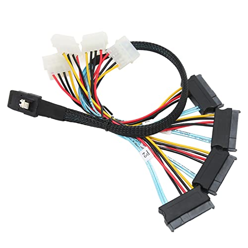 12-Gbit/s-Hochgeschwindigkeits-Kabel mit SFF8482-Adapterleitung für Einfache Datenübertragung und Flexibles Design, Reduziert Verluste (1 m / 3,3 Fuß) von Dpofirs