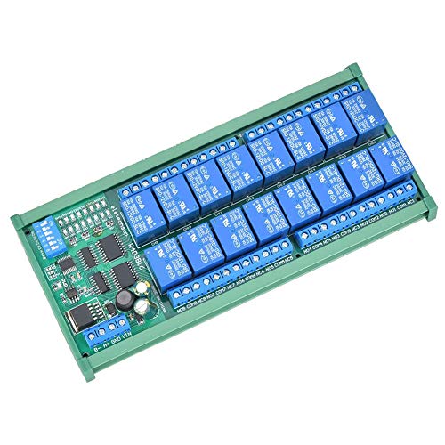 16-Kanal-Stromversorgung für RS485-Relais für Modbus(R4D3B16-R with DIN rail box) von Dpofirs