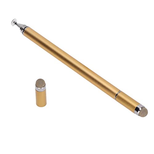 2 in 1 Stylus Stifte für Mobiltelefone Tablets Touchscreens, Tragbarer Disc Stift und Langlebiger Kapazitiver Stylus Universal (Gold) von Dpofirs