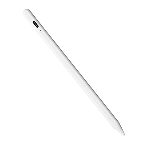 Dpofirs 2023 Upgrade Tablet Stylus Pen mit Spitzen für Tablet, White Magnetic Adsorption Tablet Stylus Pens für Touchscreen, USB C Ladekabel von Dpofirs