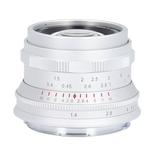35 Mm F1,4 Vollformat-Porträtobjektiv, Breite Kompatibilität, Größere Blende, L-Mount-Kameraobjektiv für for Leica SL SL1 SL2, for Sigma FP FP L (White) von Dpofirs