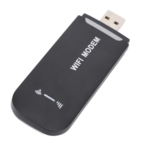 4G LTE WiFi Modem, Tragbarer Hotspot Wireless Router für Reisen High Speed 8 verbundenen Geräten, Stabilen Netzwerk, High-Speed Internetzugang (Black) von Dpofirs