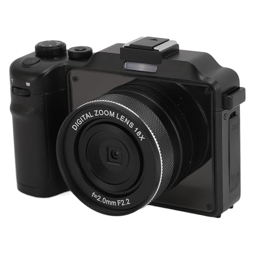 4K 56M Digitalkamera für Fotografie, Autofokus 4K-Kamera, 18-Fach Anti-Shake-Vlogging-Kamera für YouTube, Video-Kompaktkamera, Unterstützt 128 GB Erweiterbar, Geschenke von Dpofirs