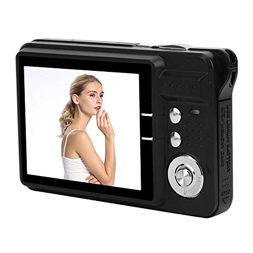 8X Zoom Digitalkamera für Kinder, tragbare Kamera mit 2,7-Zoll-TFT-LCD-Bildschirm, HD-Videokamera für Geburtstagsgeschenke, Kinderkamera(schwarz) von Dpofirs