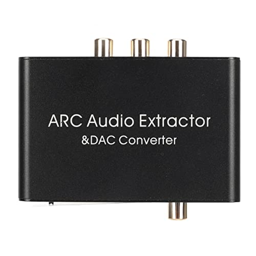 ARC Sound Extractor, Digital Analog Stereo Sound Extractor, 192KHz Optischer SPDIF 3,5mm Kopfhörer Port Konverter für Heimkino TV von Dpofirs