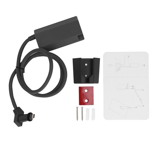 Adaptador Ethernet V2 mit Wandhalterung, V2 Ethernet Netzwerkadapter mit 3,3 Fuß Langem Kabel, 1200 Mbit/s-Übertragung, Platzsparende Länge, Wandhalterung von Dpofirs