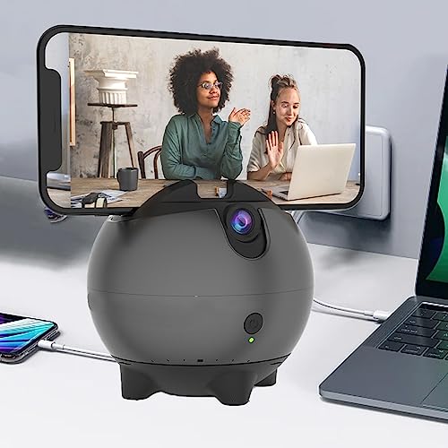 Auto-Face-Tracking-Stativ, 360-Grad-Drehung, Auto-Tracking-Telefonhalter, APP-freies Smartphone-Stativ Zum Bewegen, 2500-mAh-wiederaufladbarer Telefon-Tracking-Halter für Auto-Face-Tracking-Stativ, 360-Grad-Drehung, Auto-Tracking-Telefonhalter, APP-freies Smartphone-Stativ Zum Bewegen, 2500-mAh-wiederaufladbarer Telefon-Tracking-Halter für von Dpofirs